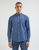 Męska Koszula Lee Button Down Navy 112341756 L880013678